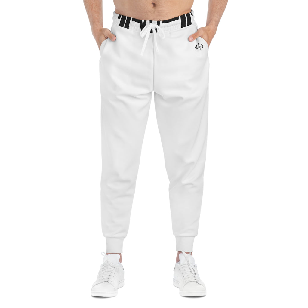 White Athletic Joggers